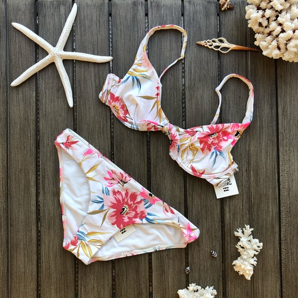 🌴🔆BILLABONG- SUPORT FLORAL BIKINI SET🔆🌴 - Picture 2 of 10